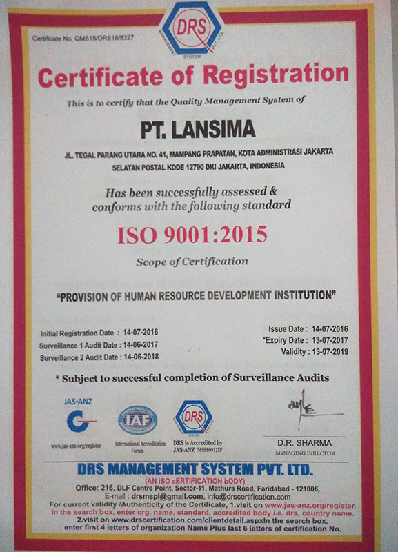 Lansima ISO 2016